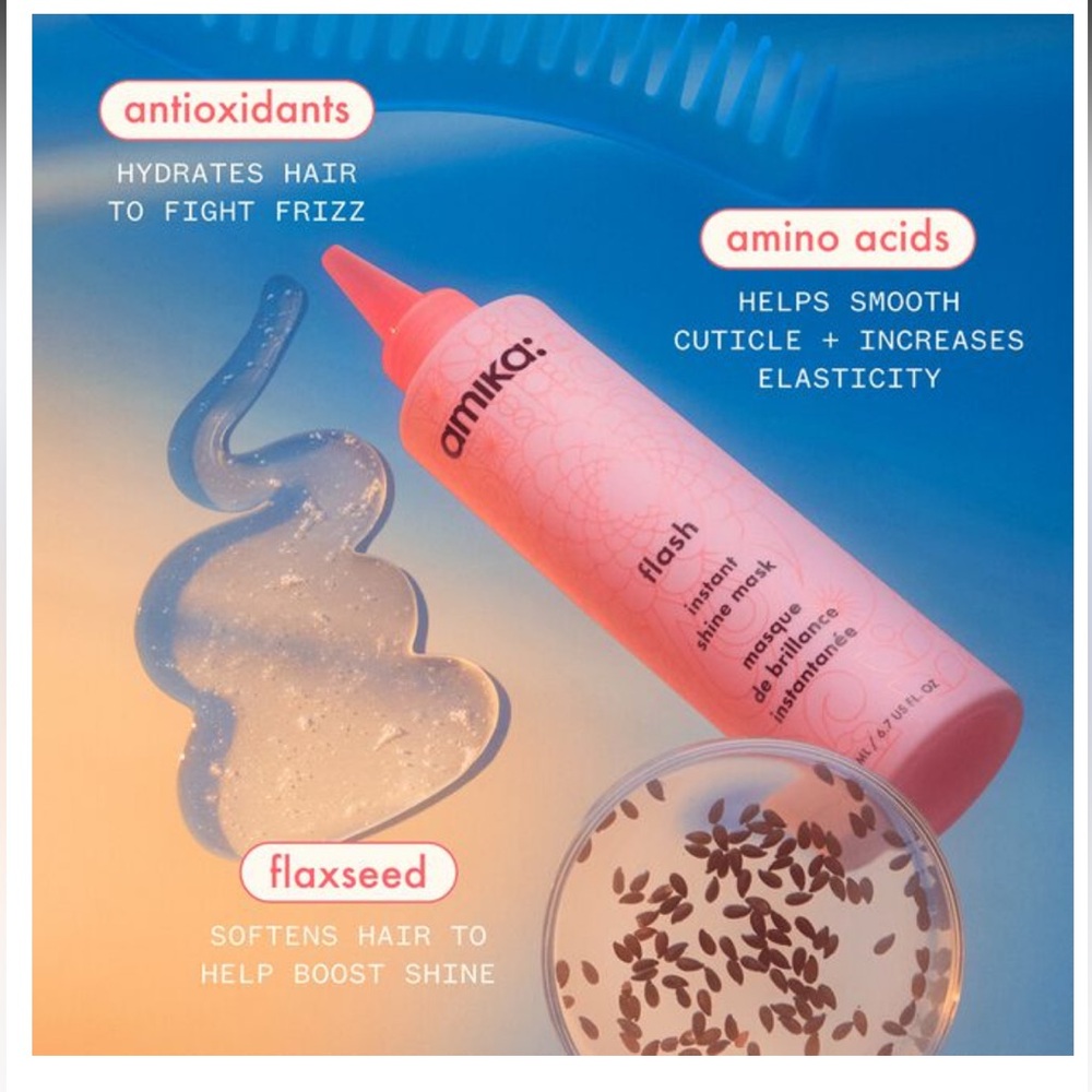 🆕 amika: flash instant shine mask 6.7 oz 🔥🔥makes great stocking stuffers🔥
